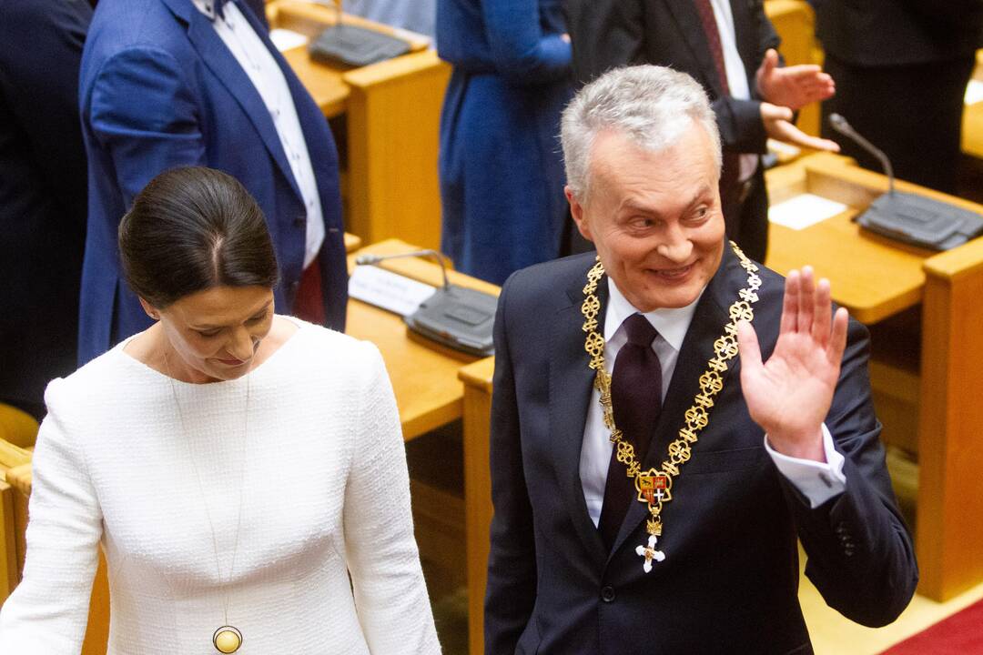 G. Nausėdos priesaikos ceremonija Seime