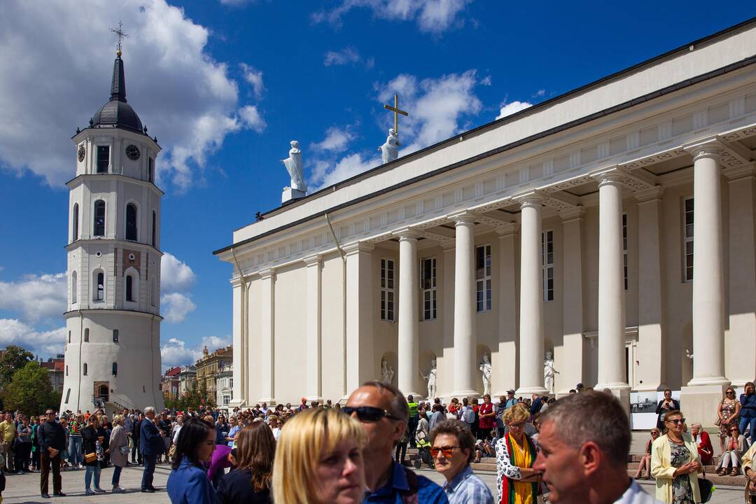 Miestų ir miestelių vėliavų pagerbimo ceremonija