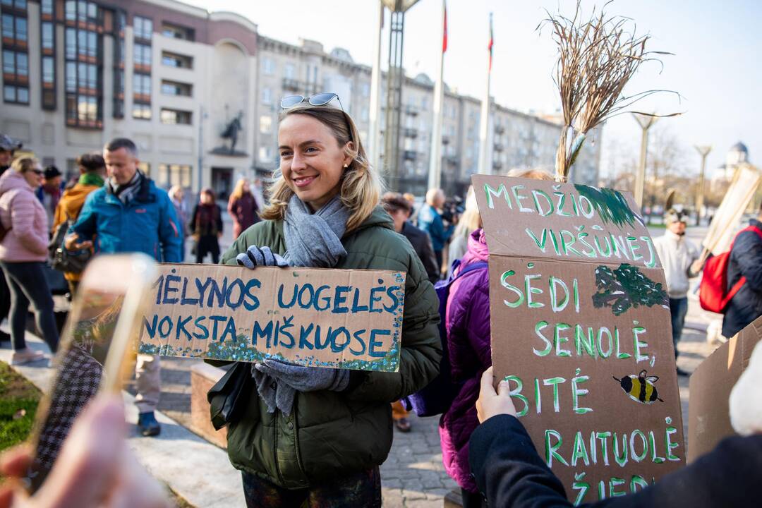 Protesto akcija „Girios ateina į Vilnių“