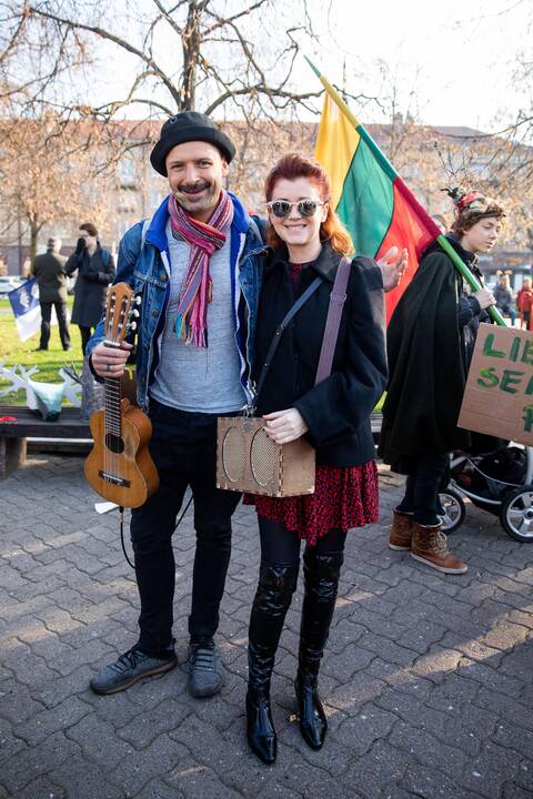 Protesto akcija „Girios ateina į Vilnių“