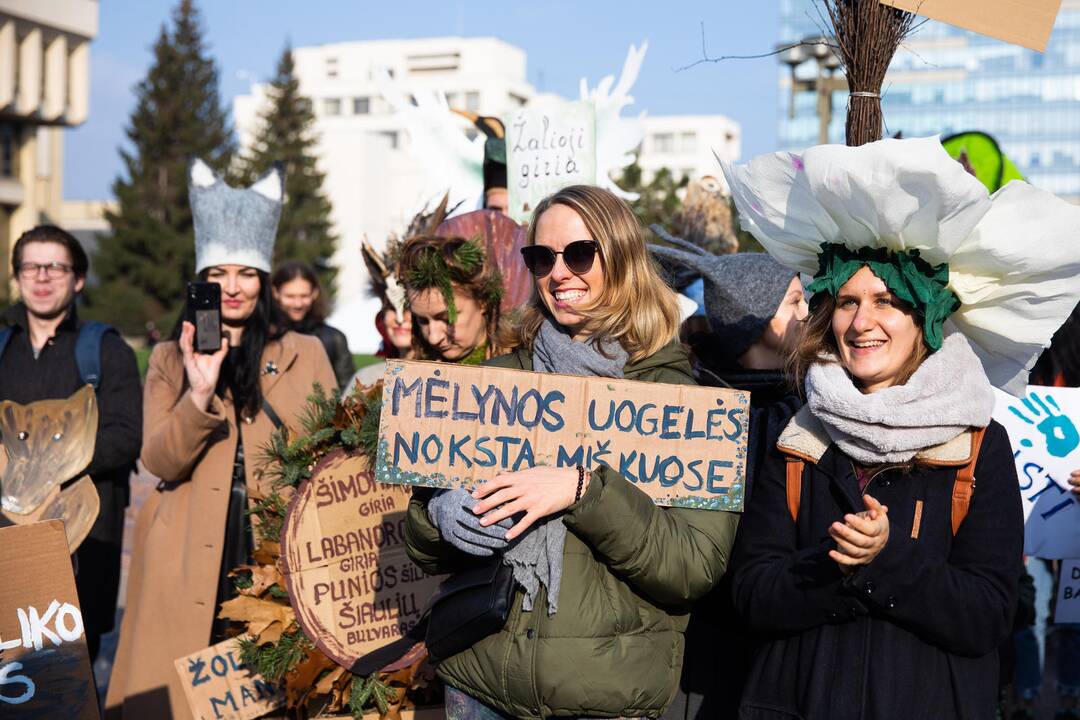 Protesto akcija „Girios ateina į Vilnių“