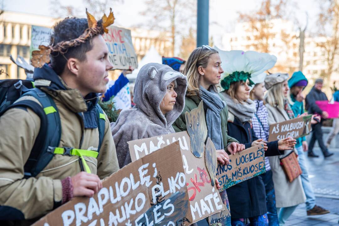 Protesto akcija „Girios ateina į Vilnių“