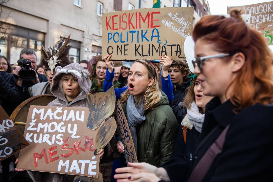 Protesto akcija „Girios ateina į Vilnių“