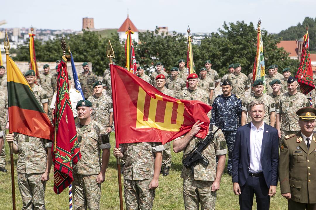 Žalgirio mūšio metinių minėjimas prie Vilniaus bastėjos