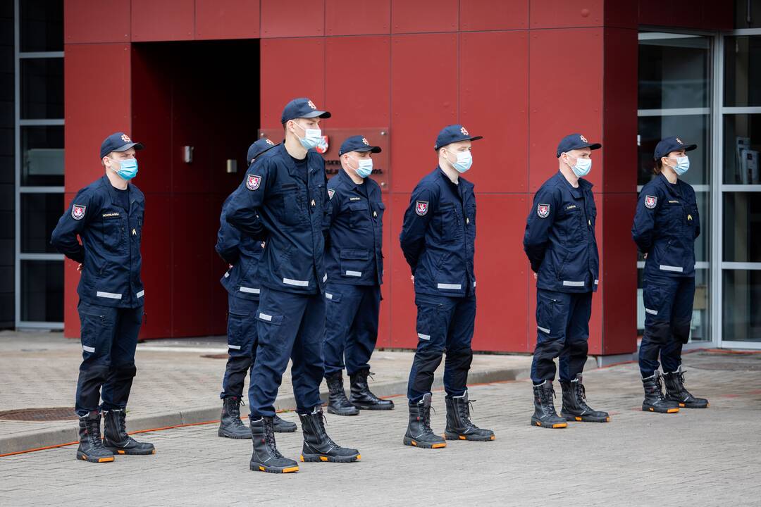 Ugniagesiai mini Šv. Florijono dieną