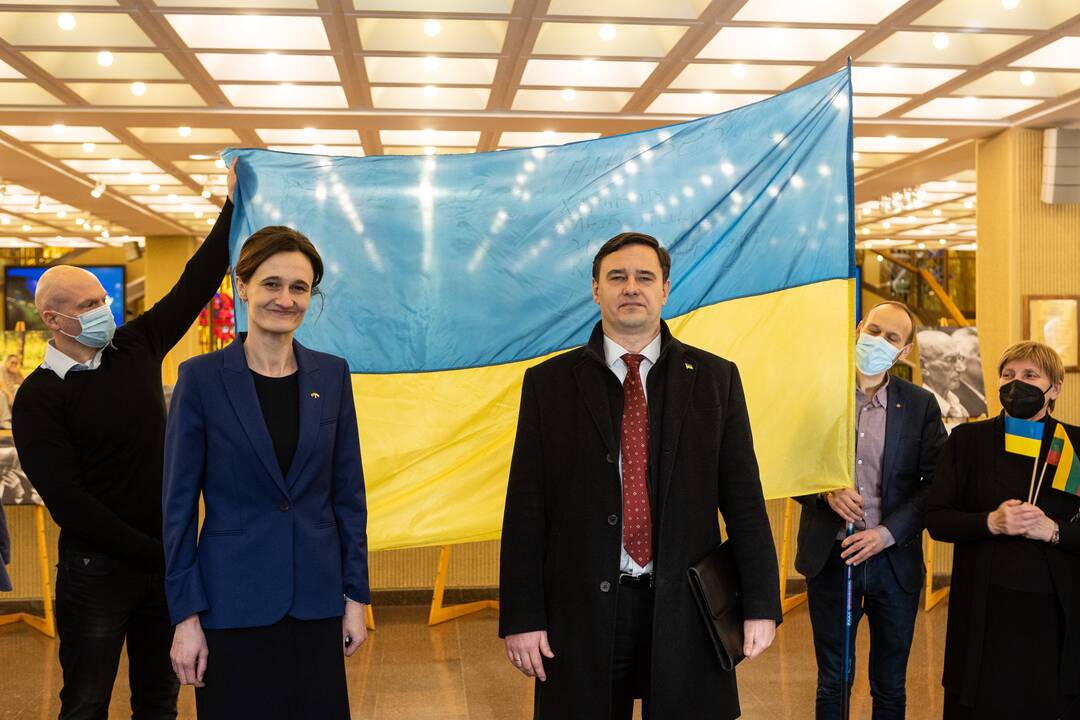 Seimo pirmininkė susitiko su Ukrainos ambasadoriumi