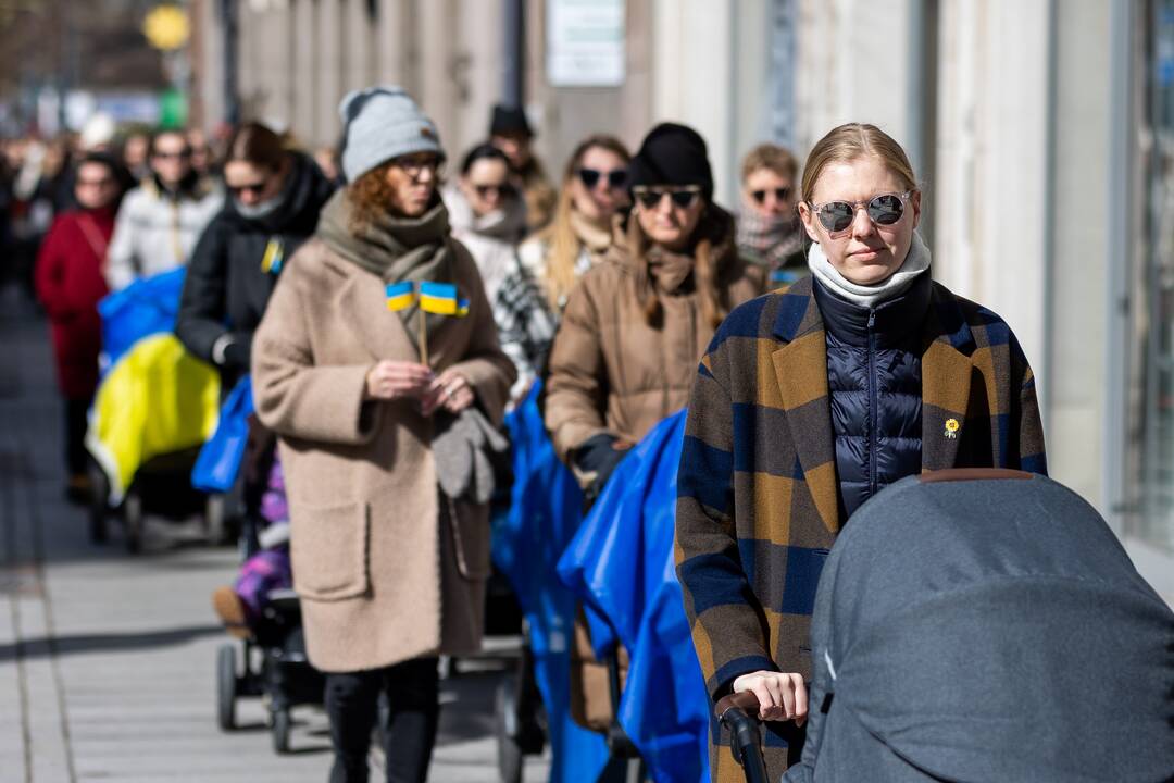 Mamų eitynės Gedimino prospekte