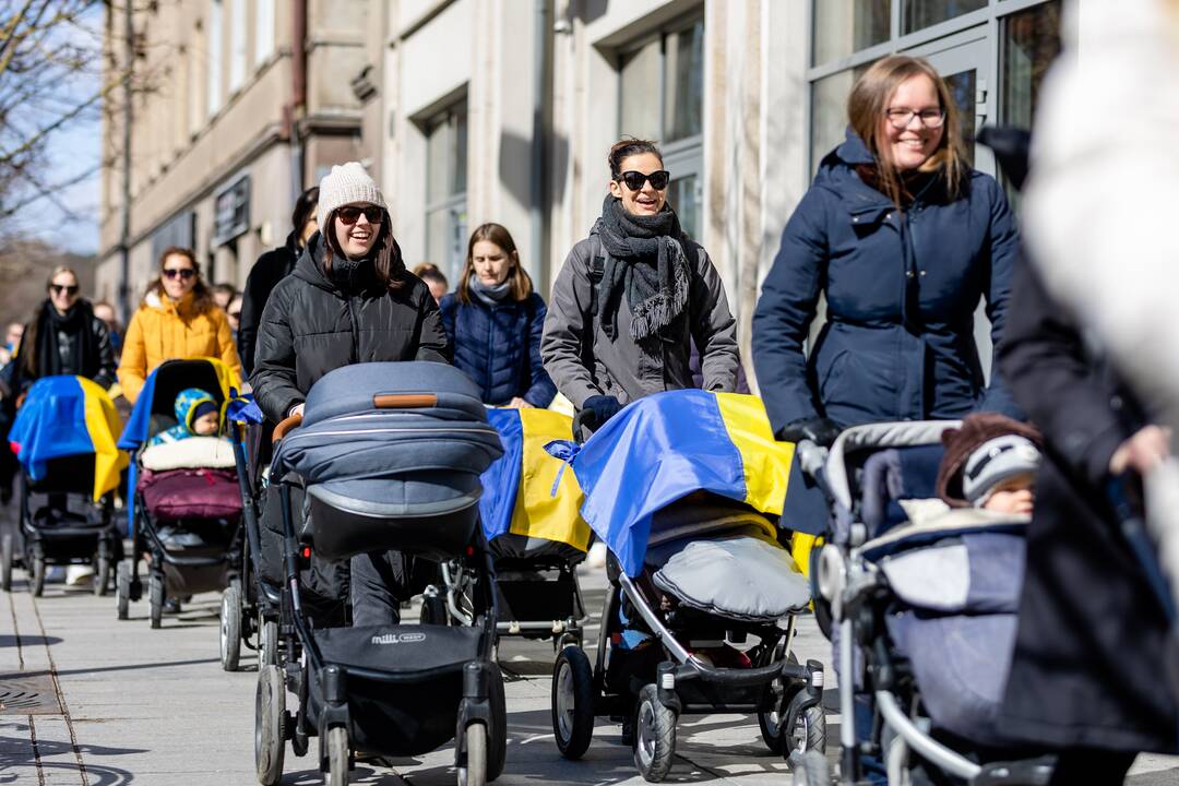 Mamų eitynės Gedimino prospekte