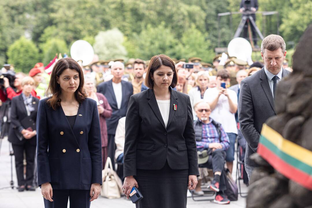 Okupacijos, genocido ir sovietmečio represijų aukų pagerbimo ceremonija