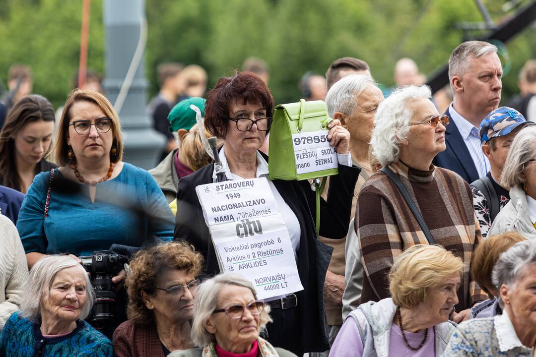 Okupacijos, genocido ir sovietmečio represijų aukų pagerbimo ceremonija