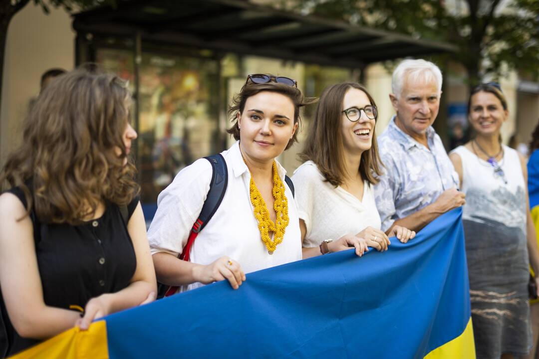 Ukrainos Nepriklausomybės dienos minėjimas Vilniuje