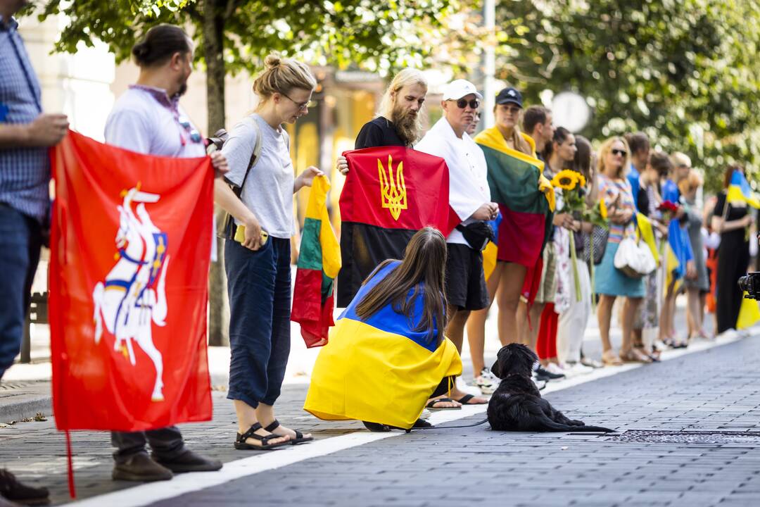 Ukrainos Nepriklausomybės dienos minėjimas Vilniuje