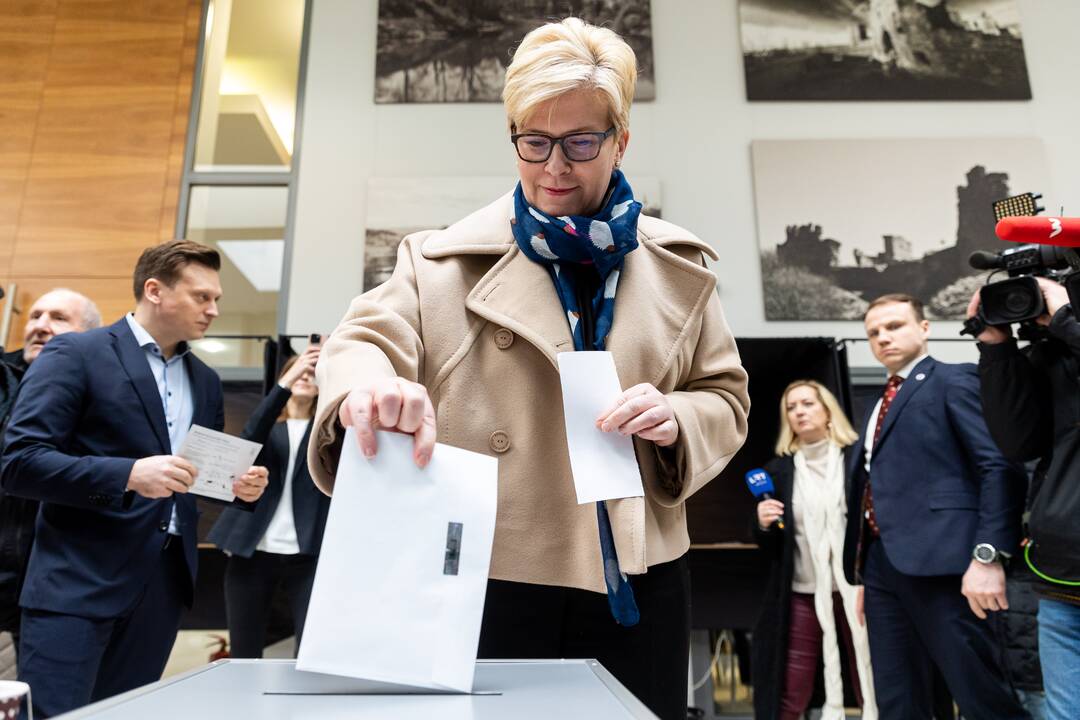 Tęsiasi išankstinis balsavimas savivaldos rinkimuose