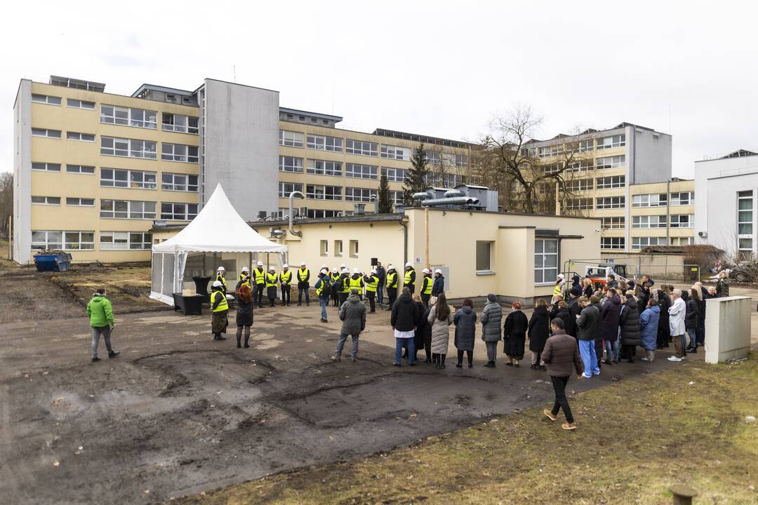 Vilniaus miesto klinikinės ligoninės naujo bloko statybų pradžia