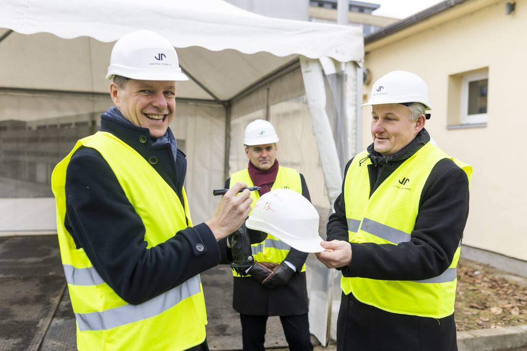 Vilniaus miesto klinikinės ligoninės naujo bloko statybų pradžia