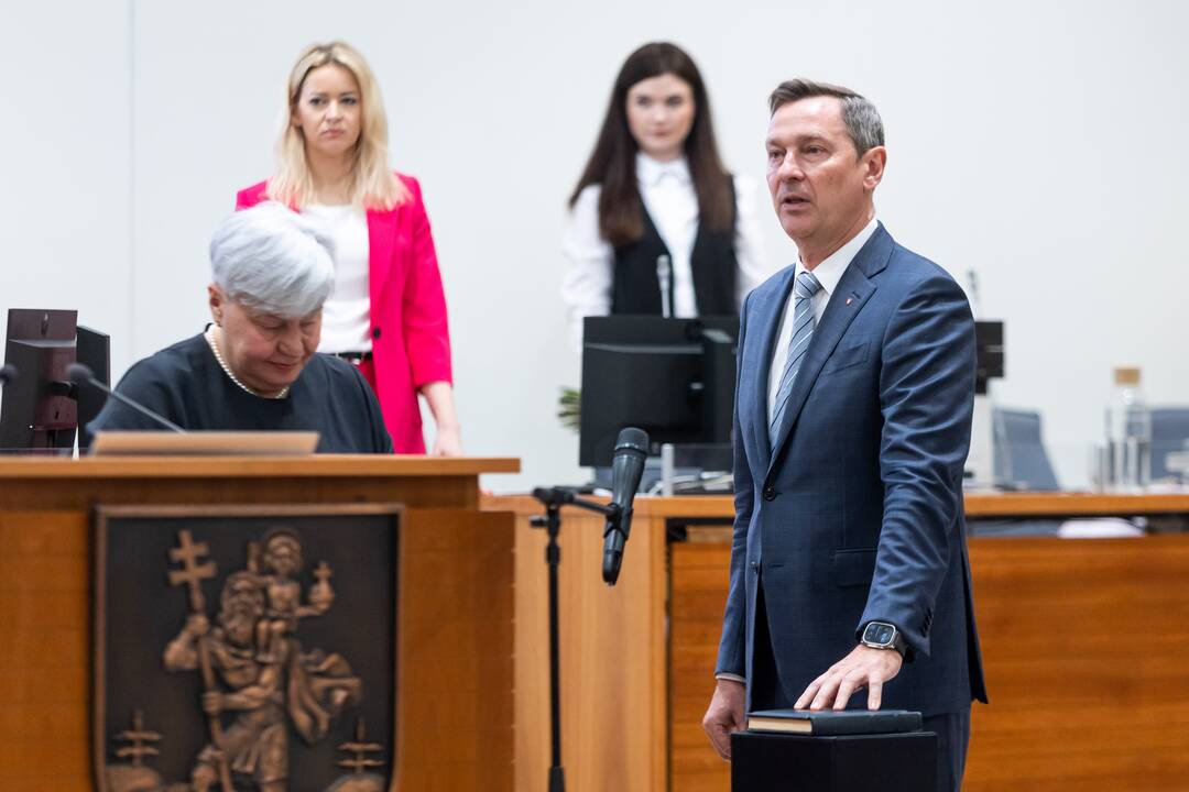 Pirmasis naujos Vilniaus miesto savivaldybės tarybos posėdis