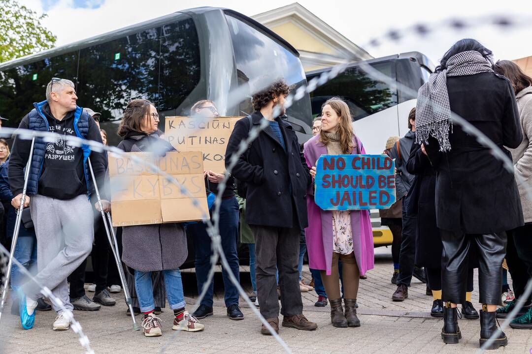 Protestas prieš migrantų apgręžimą