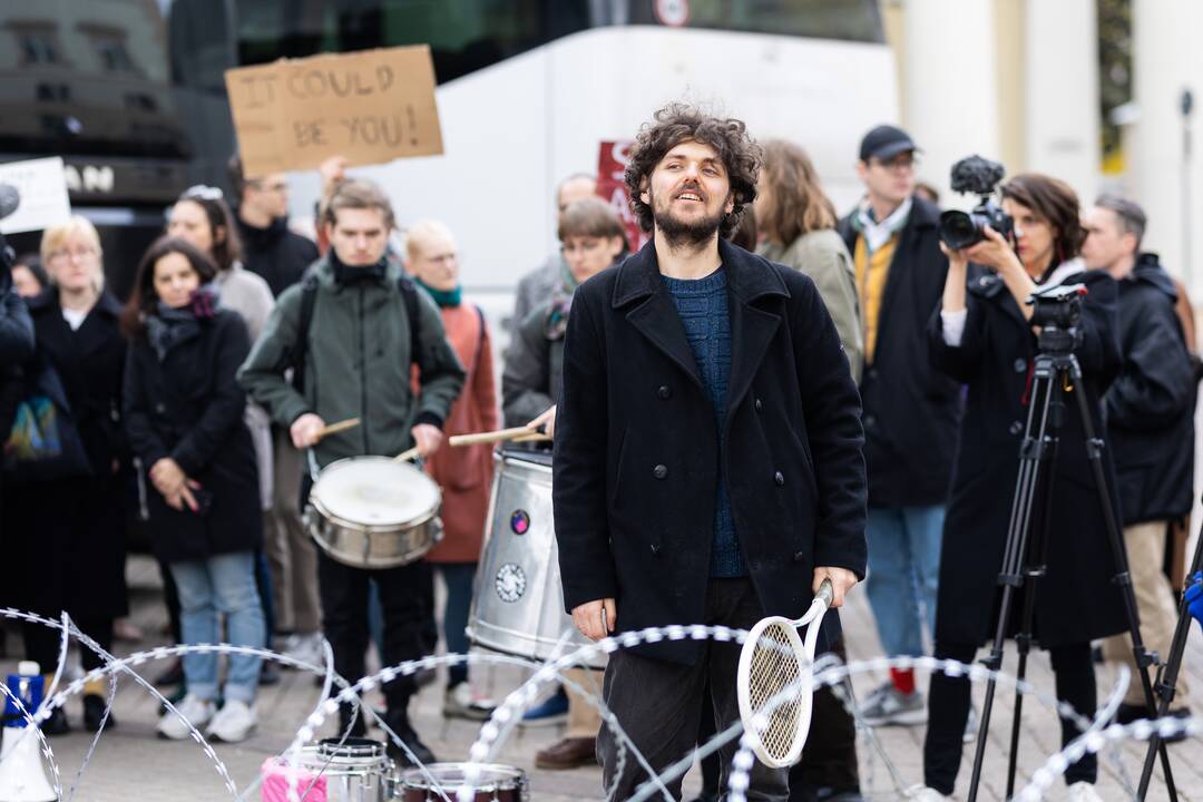 Protestas prieš migrantų apgręžimą