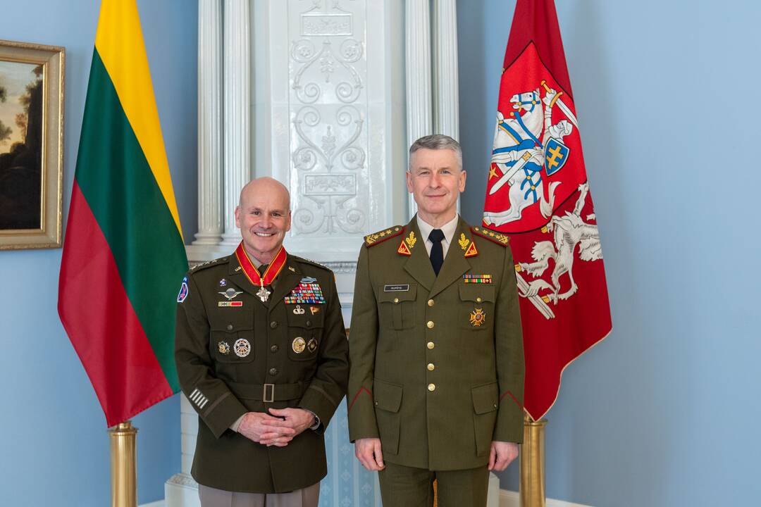 G. Nausėda susitiko su sąjungininkų pajėgų Europoje vadu Ch. G. Cavoli