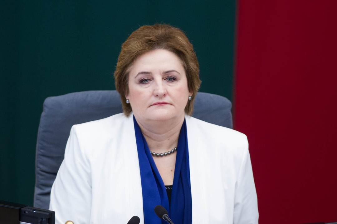 Seimo pirmininkė laukia S. Skvernelio atsiprašymo