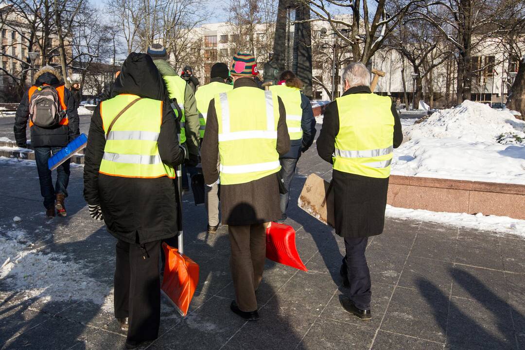 Kultūrinės spaudos atstovų protesto akcija