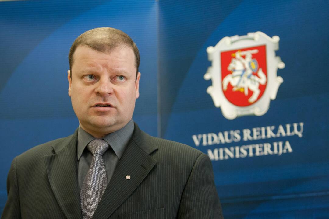 Vidaus reikalų ministras S. Skvernelis atsistatydina