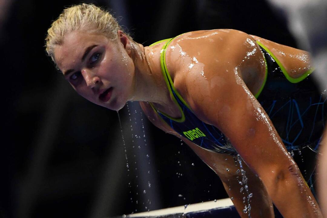 Kalifornijoje dominavusi R. Meilutytė paleido pergalę iš rankų