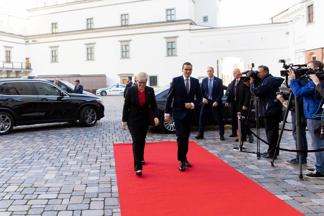 Lietuvoje vieši Lenkijos premjeras ir ministrai