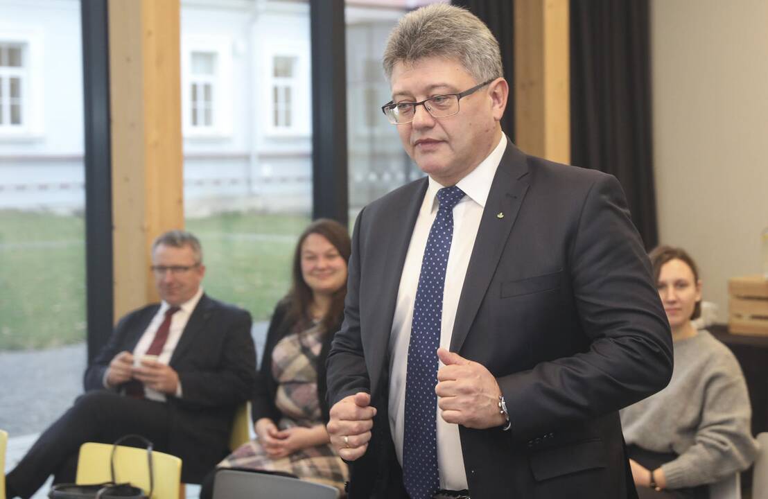Lietuvos žaliųjų partijos pirmininkas Remigijus Lapinskas