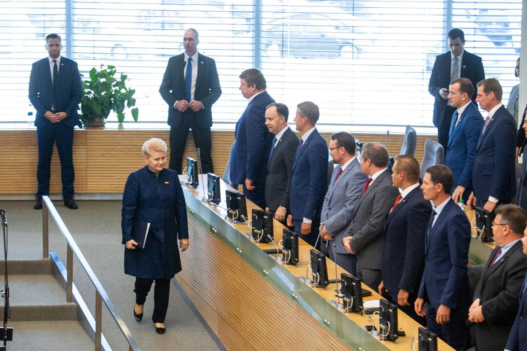 D. Grybauskaitės paskutinis metinis pranešimas