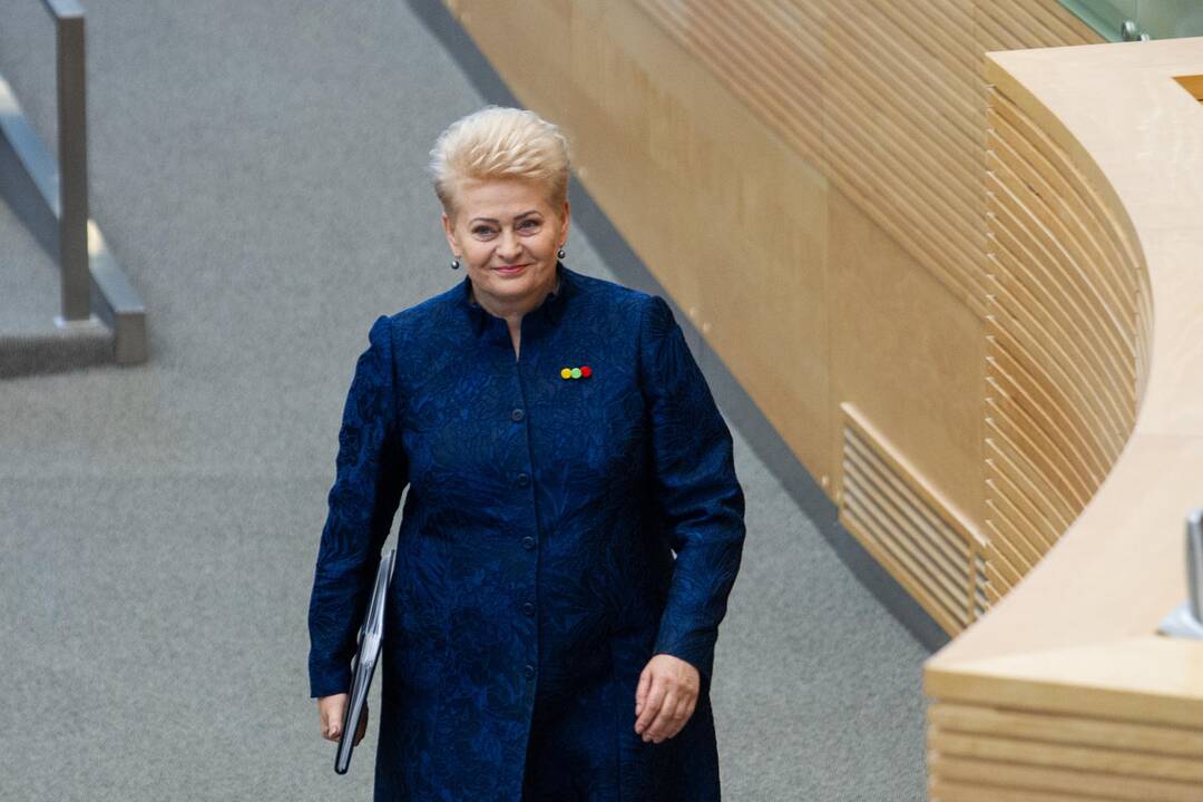 D. Grybauskaitės paskutinis metinis pranešimas