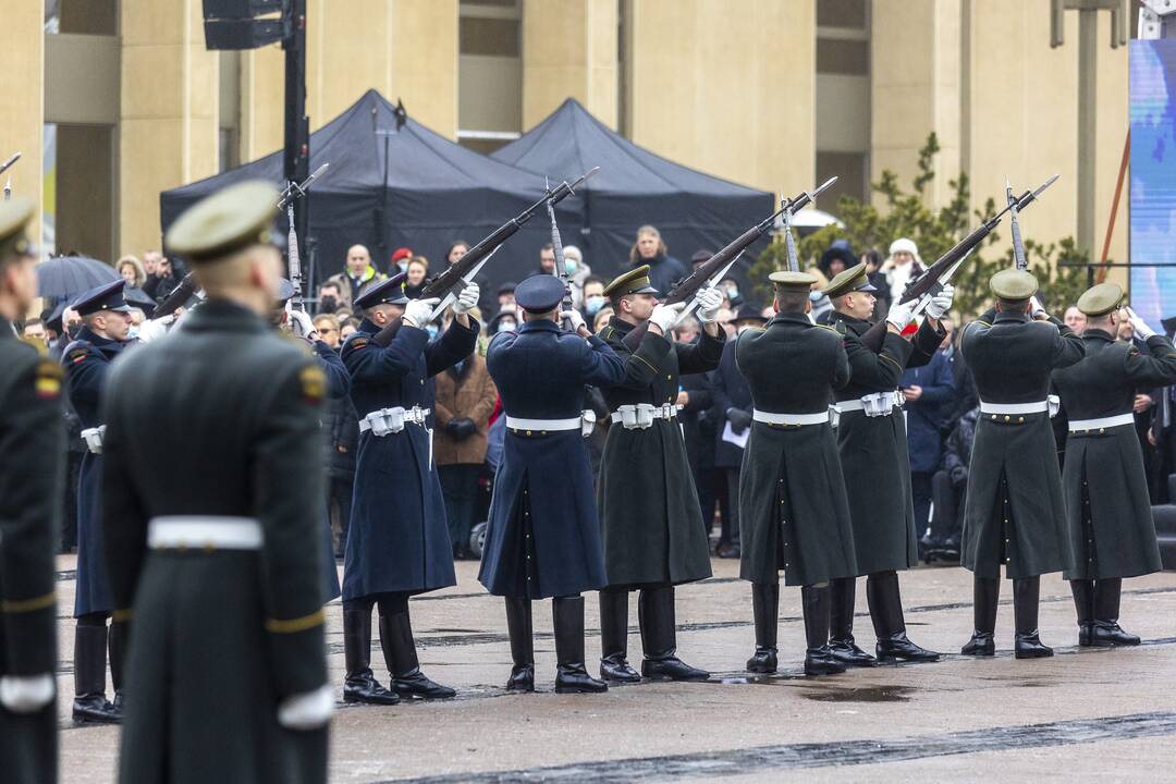 Protestas prie Seimo Sausio 13-ąją