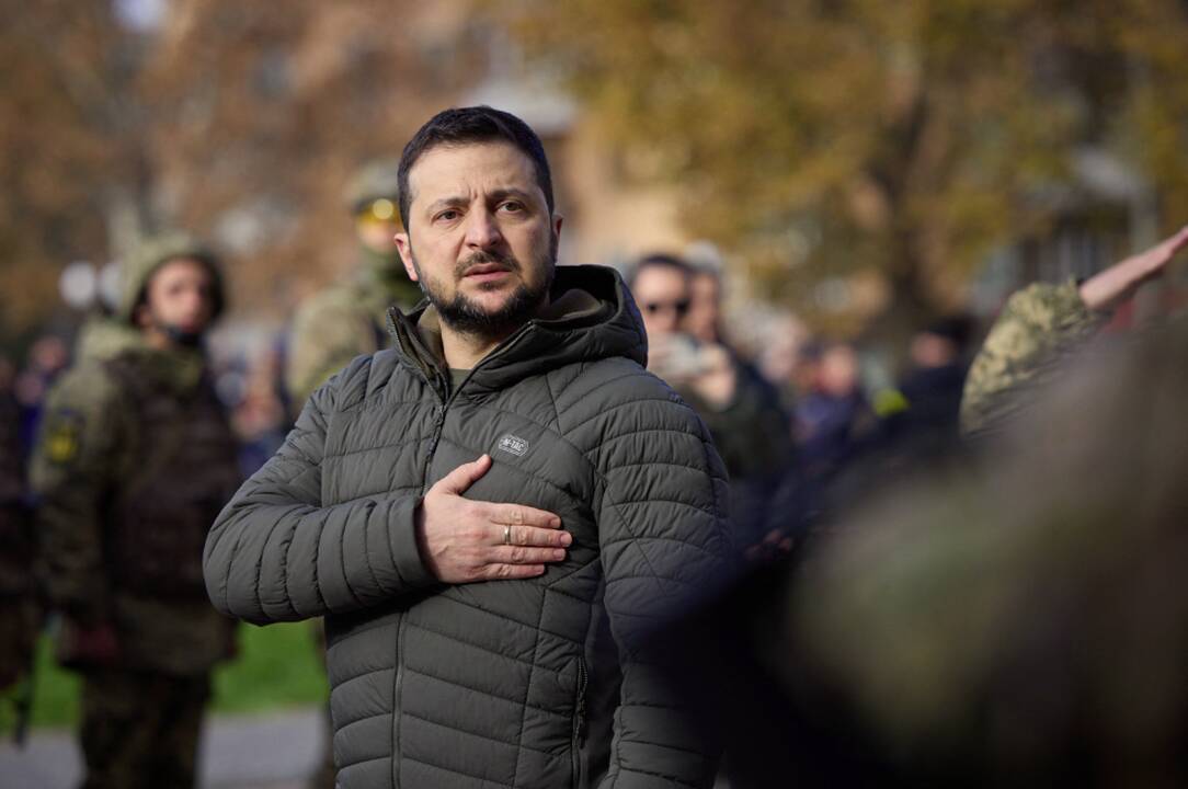 Laisvės premiją siūloma skirti Ukrainos prezidentui V. Zelenskiui