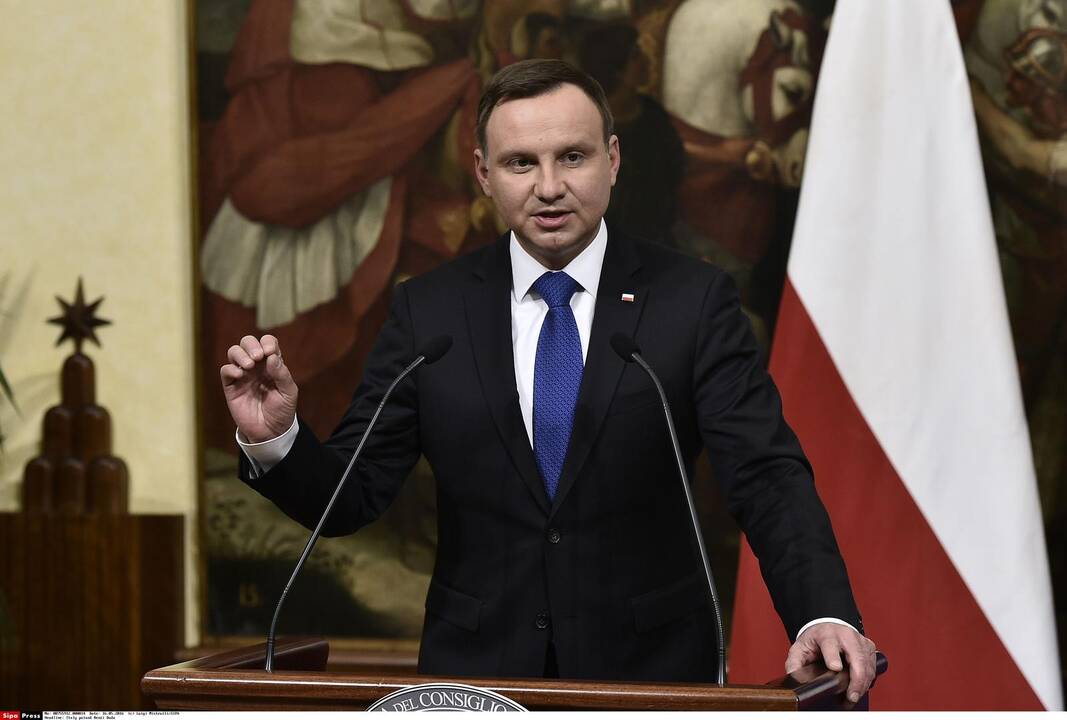 Lenkijos prezidentas Andrzejus Duda