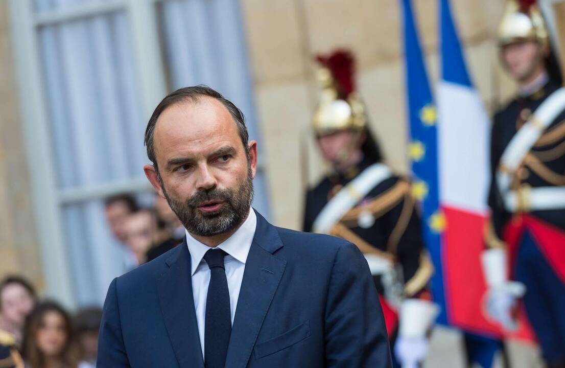 Naujasis Prancūzijos ministras pirmininkas Edouard'as Philippe'as