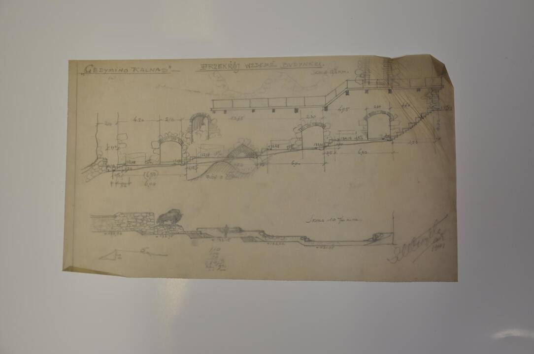 Z. M. Čaikovskis. Gedimino kalnas, 1941 m.