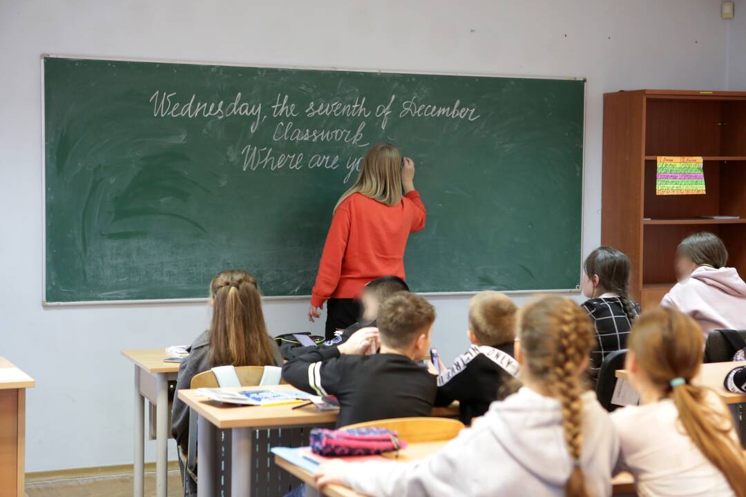 Viltys: Tarptautinės Ukrainos mokyklos Klaipėdos skyriui vadovaujanti A. Dirgėlienė prisipažino ir pati kelis mėnesius laukianti algos.