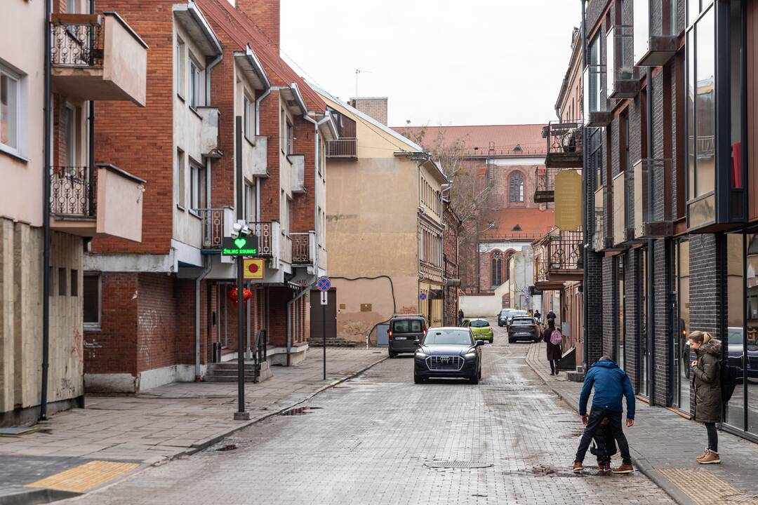 Darbai: M. Valančiaus gatvė – viena vietų, kurią savivaldybė ruošia tvarkyti.