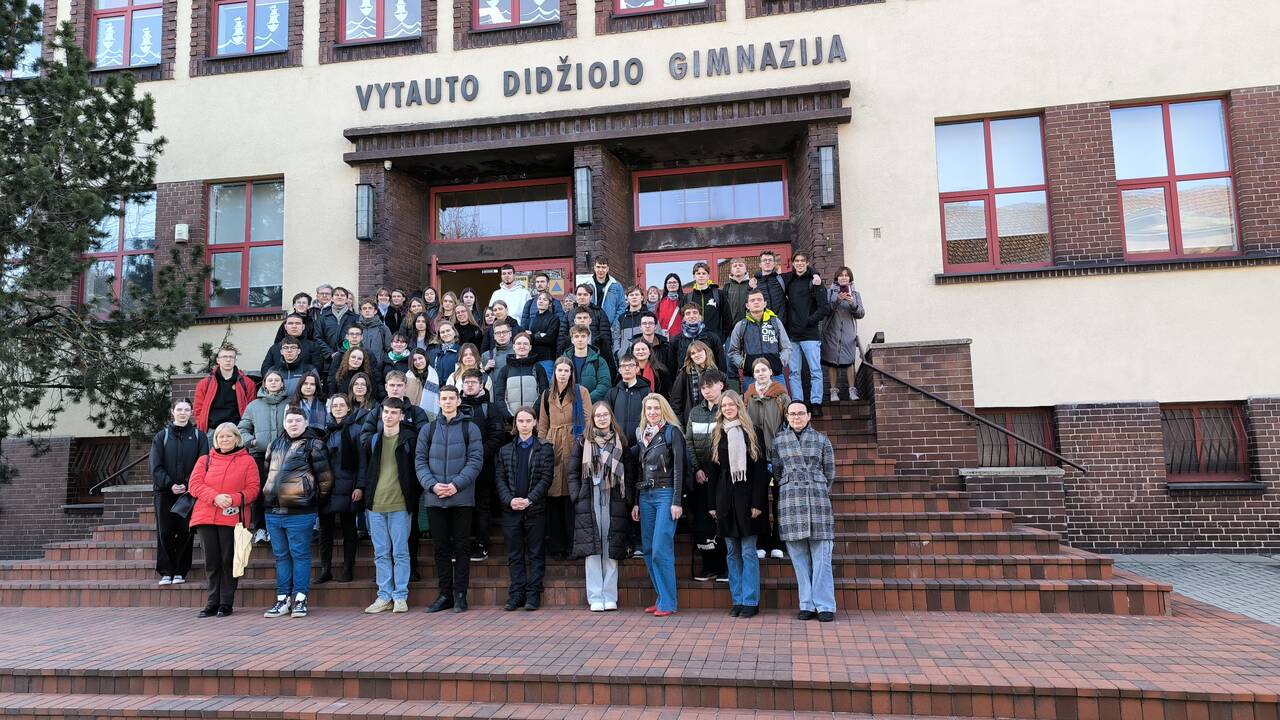 Jaunieji šalies istorikai susitiko seniausioje Klaipėdos gimnazijoje