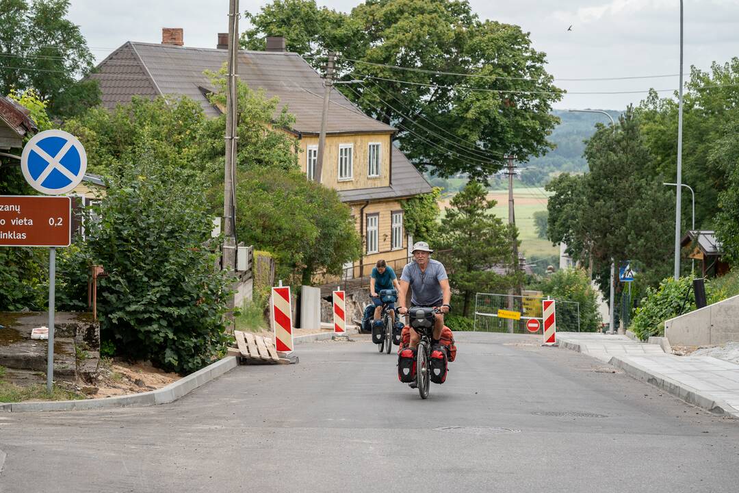 Tęstinis: vienas svarbiausių šiųmečių darbų – pernai pradėta Taikos ir Beržų gatvių rekonstrukcija Ringauduose.