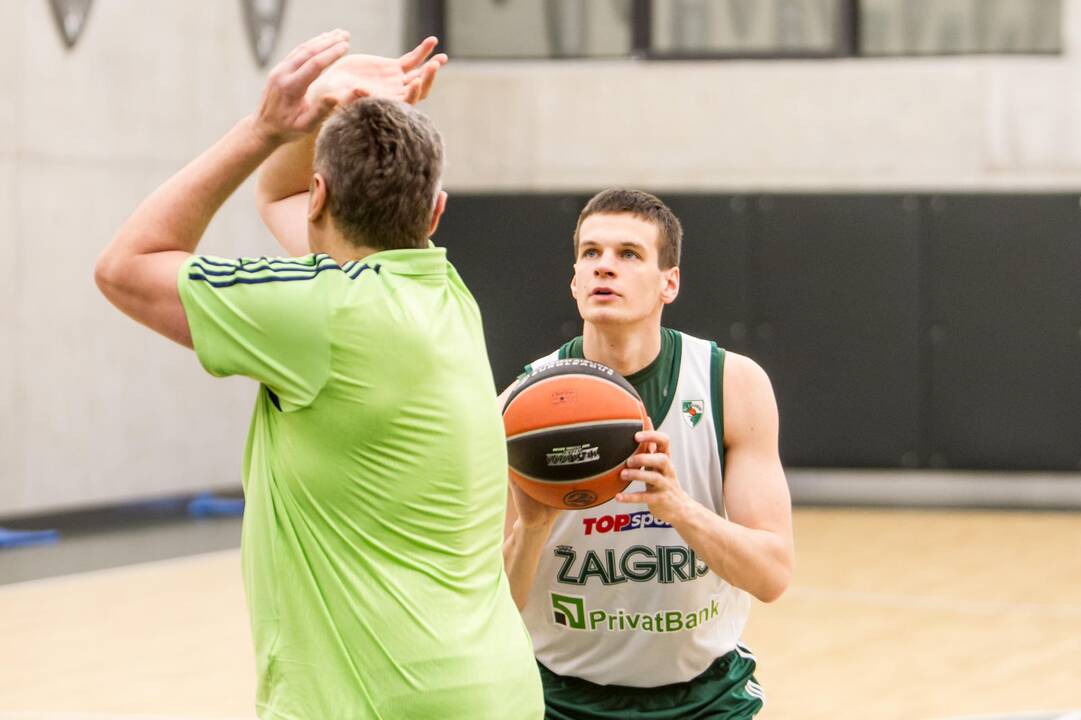 „Žalgirio“ treniruotė prieš susitikimą su Madrido „Real“