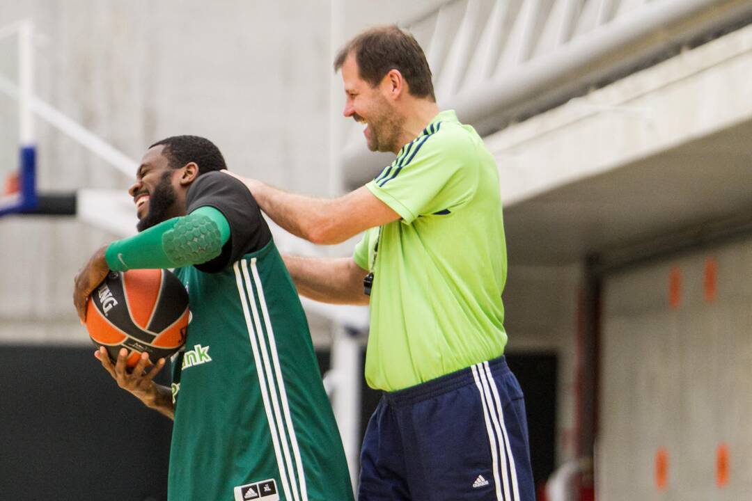 „Žalgirio“ treniruotė prieš susitikimą su Madrido „Real“