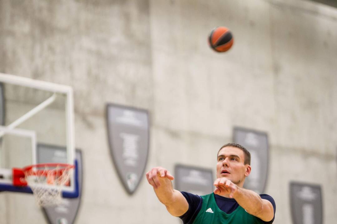 „Žalgirio“ treniruotė prieš susitikimą su Madrido „Real“