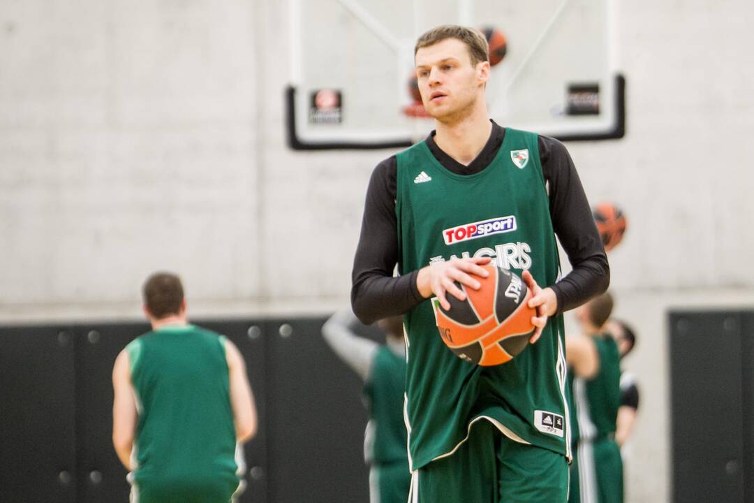 „Žalgirio“ treniruotė prieš susitikimą su Madrido „Real“
