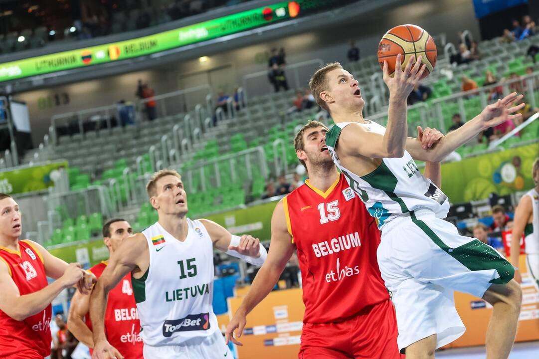 „Eurobasket“: Lietuva - Belgija