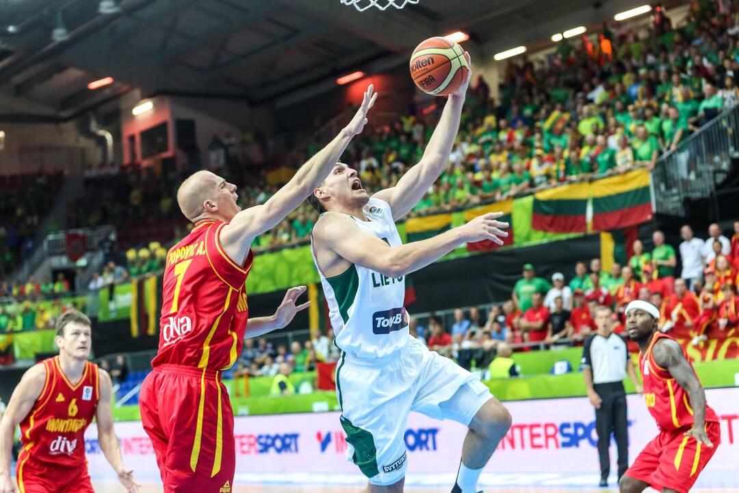 Eurobasket: Lietuva - Montenegro