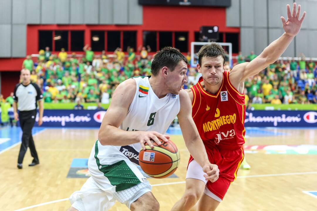 Eurobasket: Lietuva - Montenegro