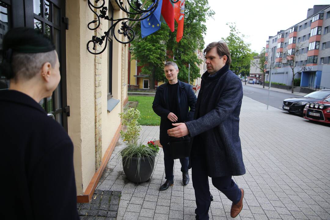 Kristijonas Bartoševičius atvyko į teismą pratęsti savo baigiamąją kalbą