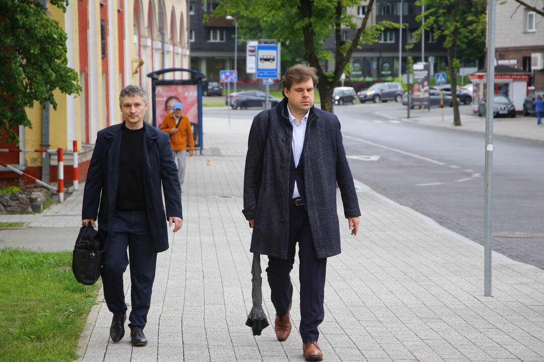 Kristijonas Bartoševičius atvyko į teismą pratęsti savo baigiamąją kalbą