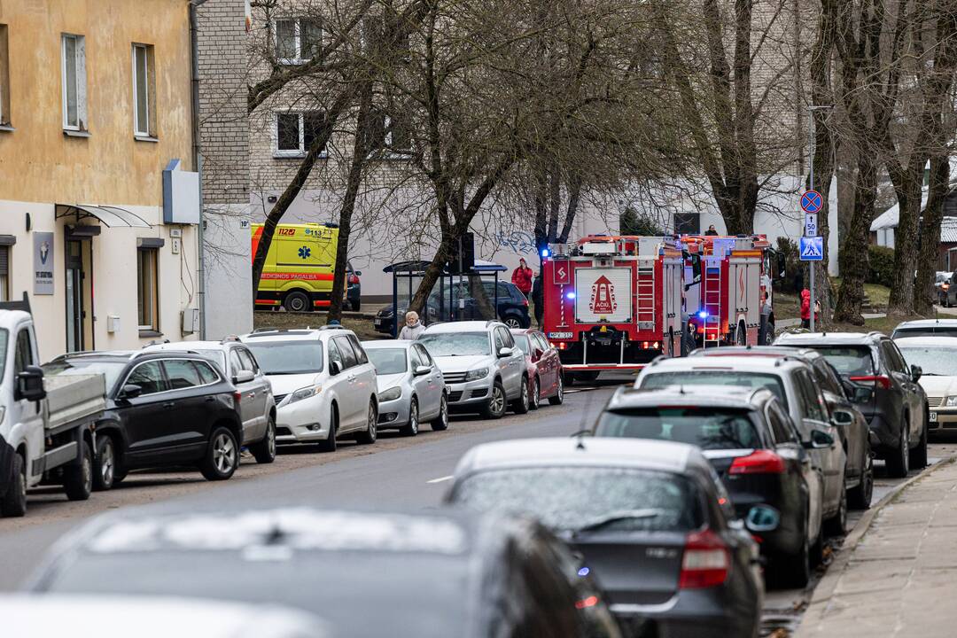 Sprogimas Dzūkų gatvės daugiabutyje